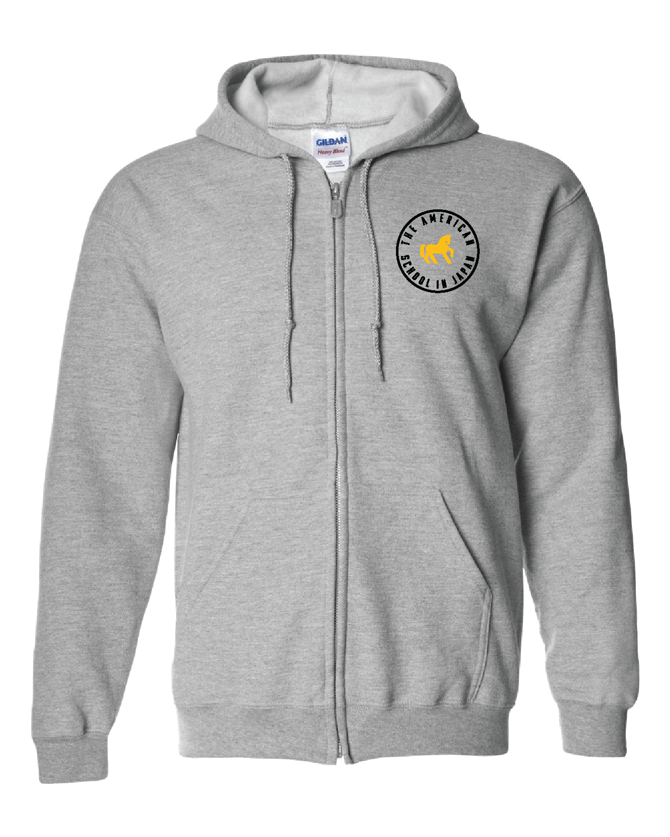 ASIJ Badge Full-Zip Hoodie
