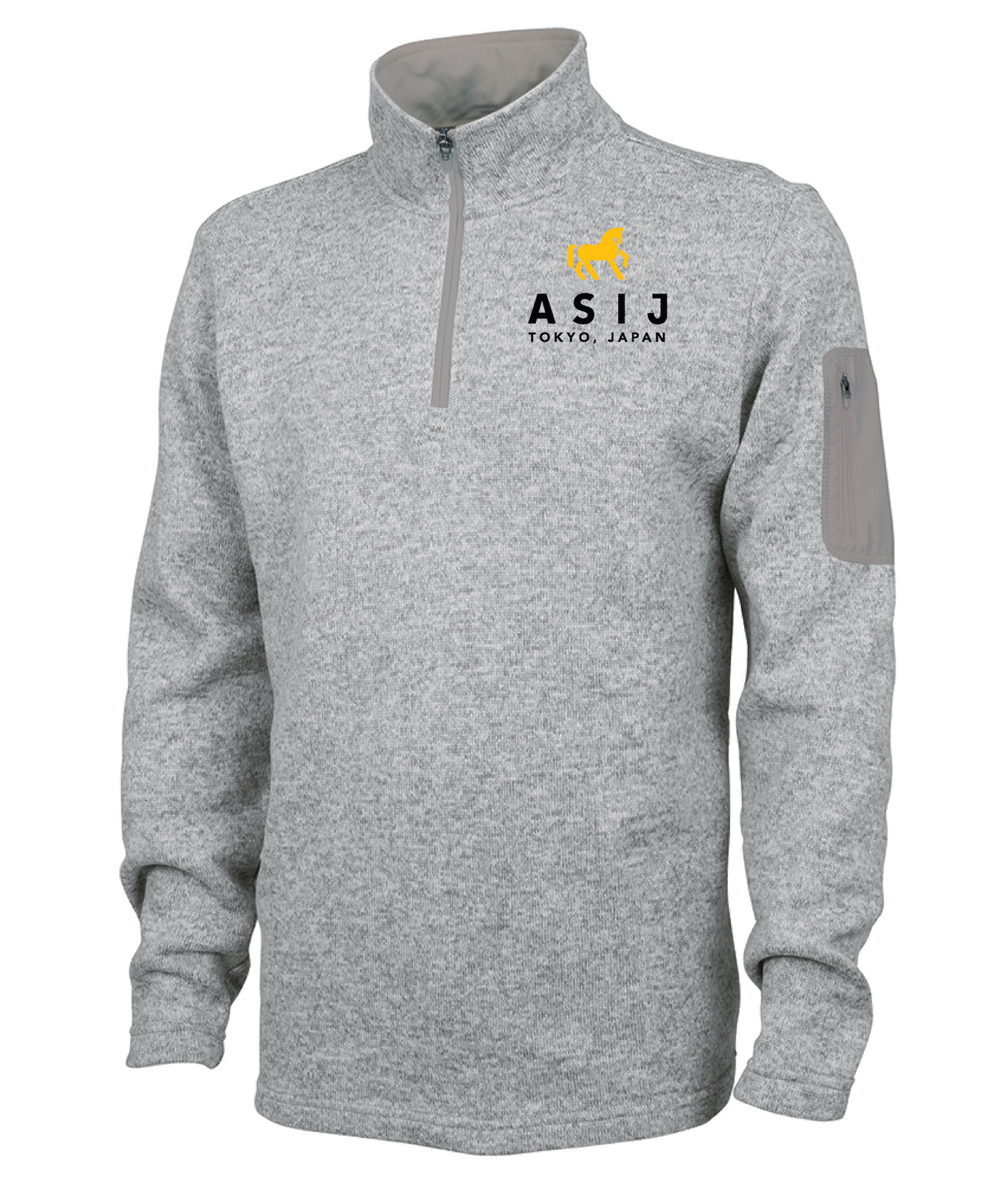 Heathered Fleece Pullover