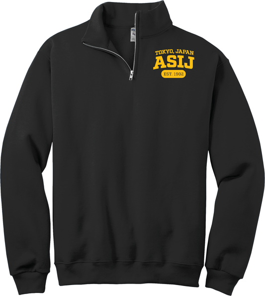Quarter-Zip Cadet Collar Sweatshirts